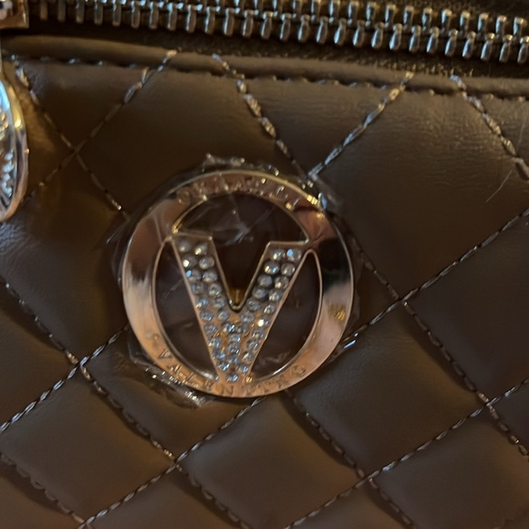 Valentio Orlandi Mini Square Train-case handbag Brown Color🌺 - Picture 4 of 14